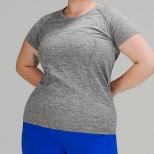 lululemon swiftly short sleeve || grey